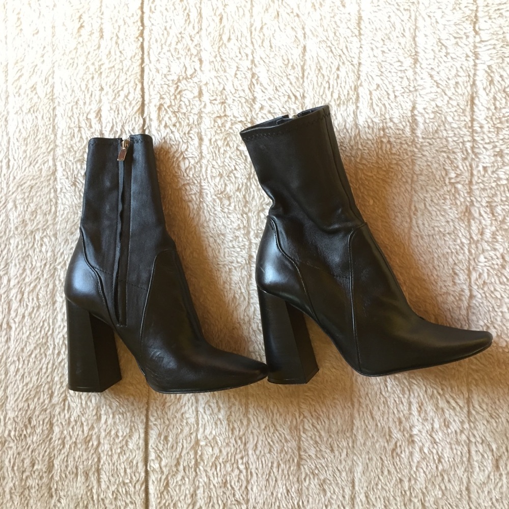ZARA leather boots